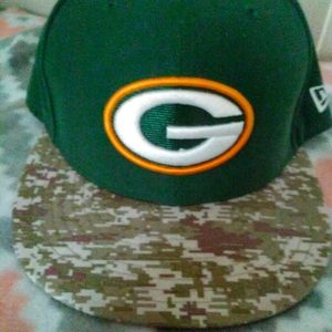 New Era 59fifty Green Bay Packers Fitted Hat SZ 7
